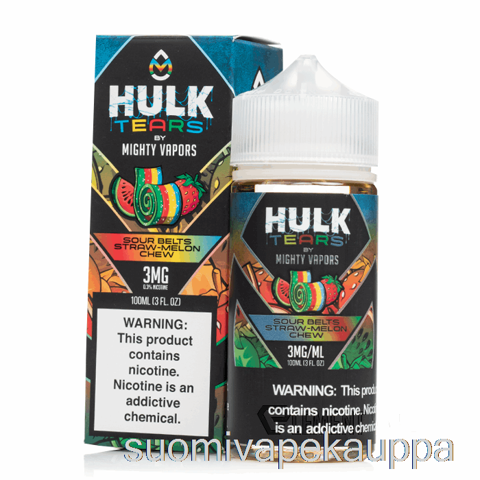 Vape Box Hapan Vyöt Olki Meloni Pureskelu - Hulk Kyyneleet - 100ml 0mg